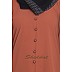 Simple abaya with 2-line border- Rust Simple abaya with 2-line border- Rust