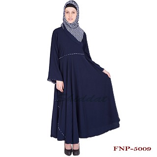 Umbrella cut abaya- Crepe