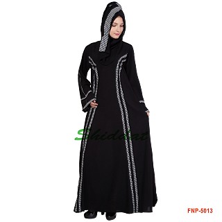 Princess cut abaya 