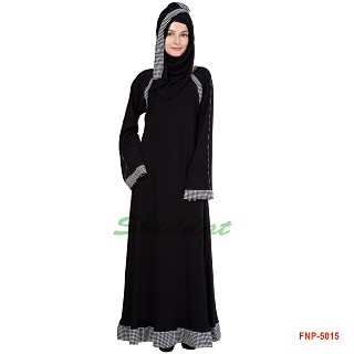 Full flared abaya - Black color