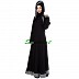 Full flared abaya - Black color Full flared abaya - Black color