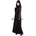 Princess cut abaya with Bobby print Princess cut abaya with Bobby print
