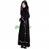 Frock Style Abaya- Double Layered  Frock Style Abaya- Double Layered