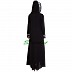 Black flared abaya - Stripe design Black flared abaya - Stripe design