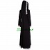 Umbrella  Abaya - Black color with printed Border