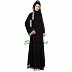 Umbrella  Abaya - Black color with printed Border