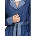 Front open denim Abaya with belt Front open denim Abaya with belt