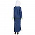 Front open denim Abaya- blue
