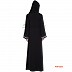 Casual abaya- Black  Casual abaya- Black