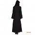 Double layered Abaya- Black  Dark Grey Double layered Abaya- Black  Dark Grey
