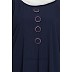 Simple flared abaya- Navy Blue Simple flared abaya- Navy Blue