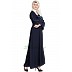 Full Flared abaya- Navy Blue Full Flared abaya- Navy Blue