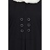 Simple flared abaya- Black  Simple flared abaya- Black