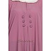 Simple flared abaya- Puce Pink Simple flared abaya- Puce Pink