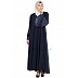 Bell sleeved Umbrella abaya- Navy Blue Bell sleeved Umbrella abaya- Navy Blue