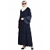 Bell sleeved Umbrella abaya- Navy Blue Bell sleeved Umbrella abaya- Navy Blue