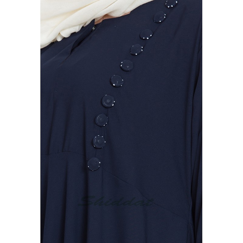 Umbrella abaya in black color Umbrella design Burqa online in India