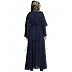 A-line casual abaya- Navy Blue A-line casual abaya- Navy Blue