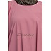 Kaftan abaya with Black border- Puce Pink
