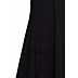 A-line casual abaya- Black