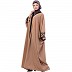 Afghani embroidered Kaftan abaya- Beige