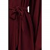 Umbrella abaya with cuff sleeves- Maroon Umbrella abaya with cuff sleeves- Maroon