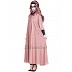 Button Sleeve with black cuff  Abaya - Fabric Crepe  Button Sleeve with black cuff  Abaya - Fabric Crepe