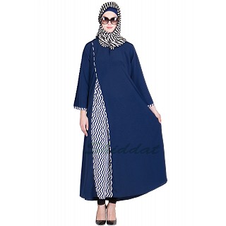  Dual colored abaya