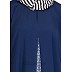 Classic blue Abaya with printed panel Classic blue Abaya with printed panel