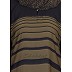 Elegant black colored olive strip Abaya Elegant black colored olive strip Abaya