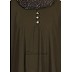 Dark grey colored flayered Abaya Dark grey colored flayered Abaya
