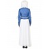 Denim Top and Imported Lace Skirt Abaya Denim Top and Imported Lace Skirt Abaya
