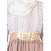 Soft Georgette Skirt White Top Lace materials  Abaya  Soft Georgette Skirt White Top Lace materials  Abaya