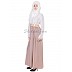 Soft Georgette Skirt White Top Lace materials  Abaya  Soft Georgette Skirt White Top Lace materials  Abaya