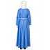 Elegant Royal Blue Denim Coat Style  Abaya Elegant Royal Blue Denim Coat Style  Abaya