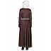 Elegant Full Flair Cocoa-Brown colored Abaya Elegant Full Flair Cocoa-Brown colored Abaya