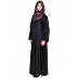 Elegant Black colored Lace Umbrella sleeves Abaya Elegant Black colored Lace Umbrella sleeves Abaya