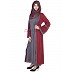 Classic Kimono Marron Abaya - Double Layer Classic Kimono Marron Abaya - Double Layer