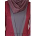 Classic Kimono Marron Abaya - Double Layer Classic Kimono Marron Abaya - Double Layer