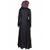 Elegant Black colored abaya  Elegant Black colored abaya