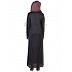 Fashionable Black colored Abaya with Golden Buttons  Fashionable Black colored Abaya with Golden Buttons