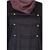 Fashionable Black colored Abaya with Golden Buttons  Fashionable Black colored Abaya with Golden Buttons