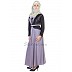 Double Layer Abaya- Classic Gray Colored Kimono  Double Layer Abaya- Classic Gray Colored Kimono