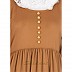 Golden colored Abaya with  pearl buttons Golden colored Abaya with  pearl buttons