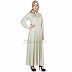 Tie Abaya in Thistle Green color Tie Abaya in Thistle Green color
