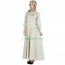 Tie Abaya in Thistle Green color Tie Abaya in Thistle Green color