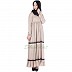 Frock style abaya - Beige colored Frock style abaya - Beige colored