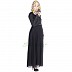 Lace abaya - Black pleated in Georgette and Lycra  Lace abaya - Black pleated in Georgette and Lycra