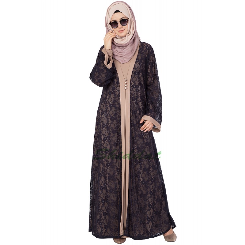 Cape Abaya Buy Lace Kimono Abaya burqa naqab online in India