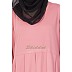 Box Plate Abaya - Coral Pink Box Plate Abaya - Coral Pink